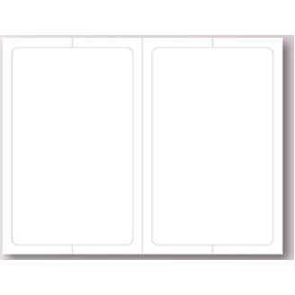 Blank Paper-Bak™ LASER-FORMS™ (2 Up Per Sheet 5½"x8½")