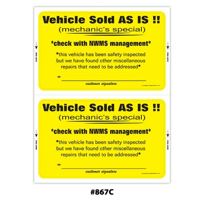 Custom Kleer-Bak™ LASER-FORMS™ (2 Up-5½"x8½")